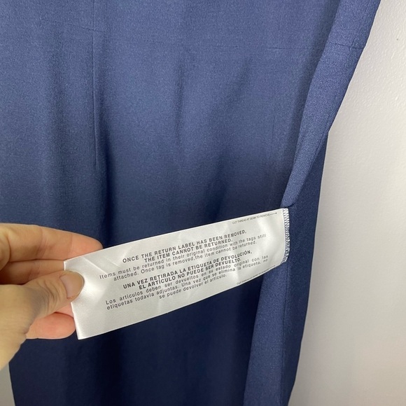 Dress the Population NWT Elle Midnight Blue Sweatheart Dress, Size Large - Picture 7 of 9